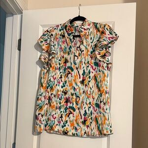 Colorful Abstract Women's Top